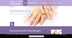 Desktop Screenshot of kosmetik-gallneukirchen.at