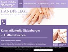 Tablet Screenshot of kosmetik-gallneukirchen.at